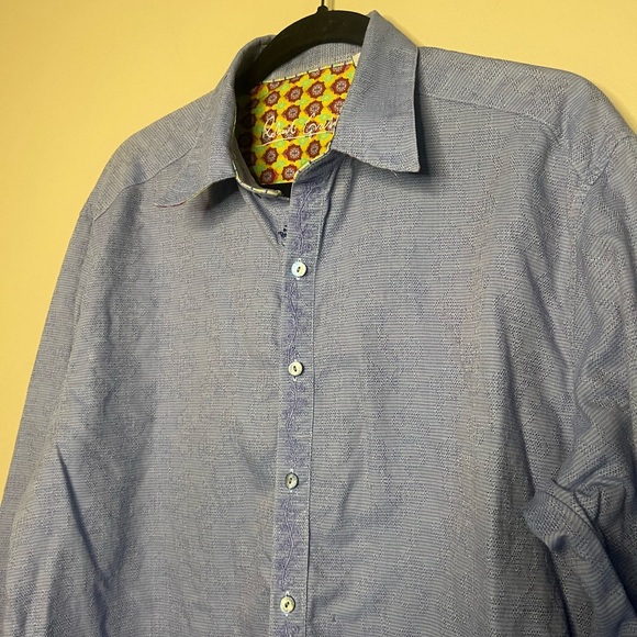Robert Graham Flip Cuff Embroidered Button Down - Picture 5 of 16